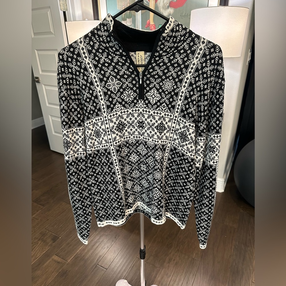 NWOT Obermeyer Womens Half Zip Ski Knit Sweater